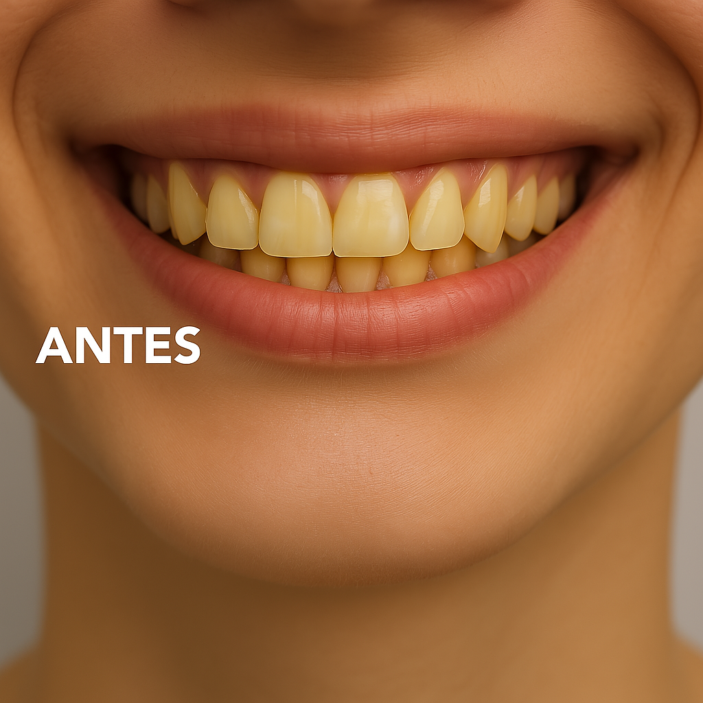 Antes do Clareamento Dental